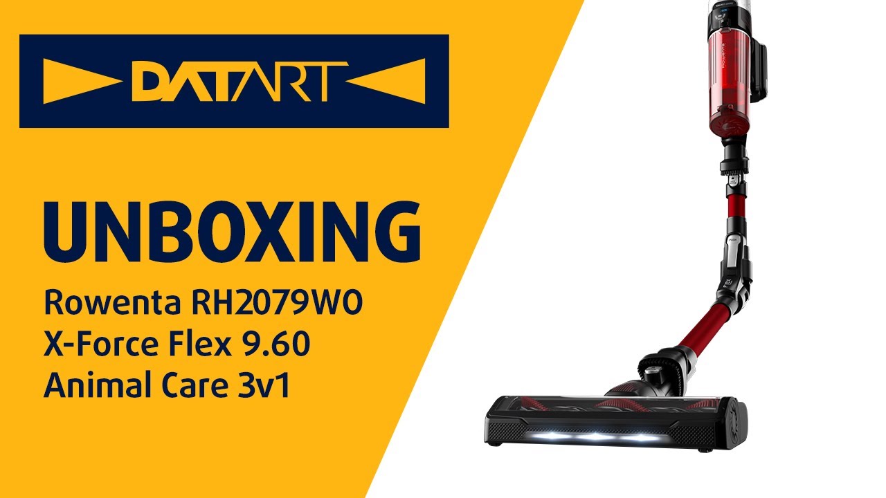 Tyčový vysavač Rowenta RH2079W0 X-Force Flex 9.60 Animal Care 3v1 | unboxing