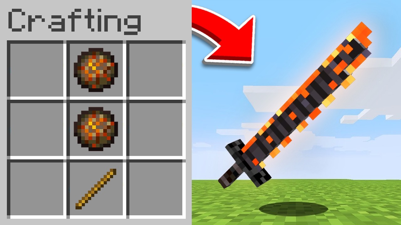 I Added CUSTOM WEAPONS into Minecraft&hellip;