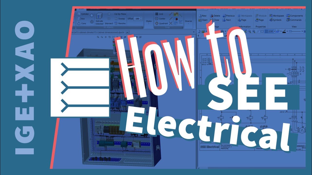 How to SEE : SEE Electrical V8R3 - Draw a Control command sheet