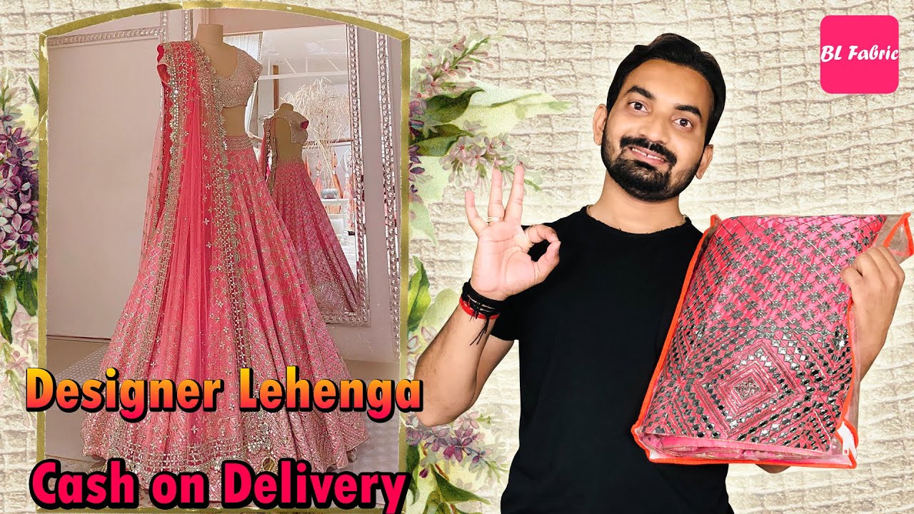 Unboxing Latest Designer Lehenga choli/Best Affordable Mirror Work Lehenga for Engagement/Haul Video
