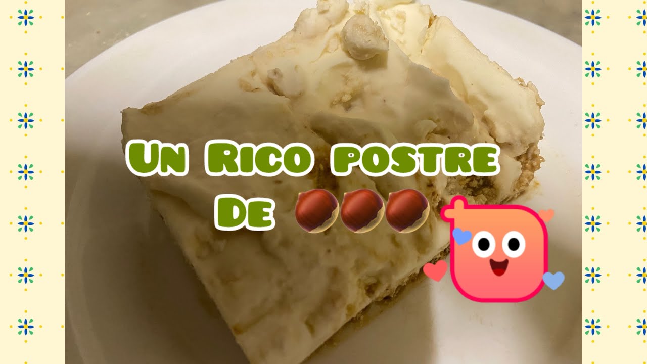 Postre de castaña 🌰 #postre #reality #receta 