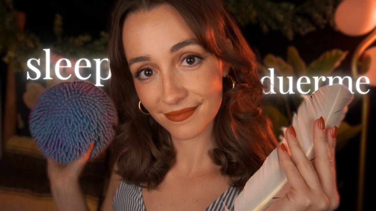 ASMR in English and Espa&ntilde;ol 🤍 (trigger assortment, bilingual whispers)