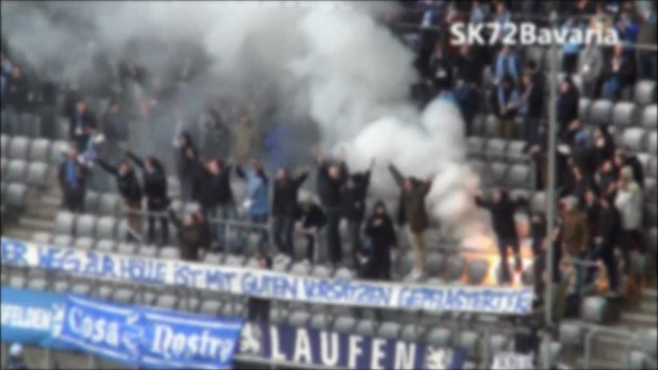 1860 München - Dynamo Dresden ( Pyrotechnik ) 16.12.2012