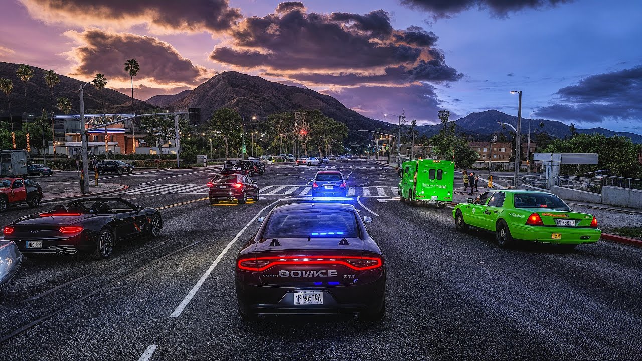 GTA 5 LSPDFR Real Life Police Patrol | Ultra Modded 4K Gameplay