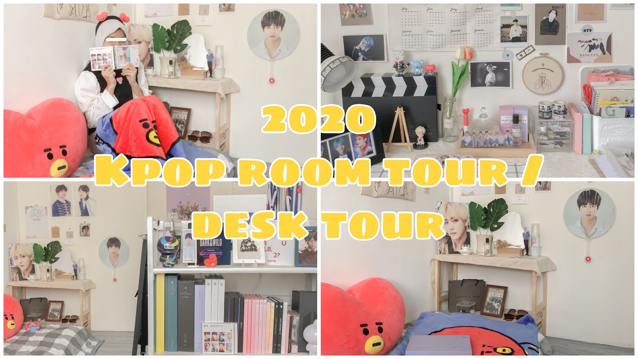 Kpop room tour + Desk tour (BTS)✨ รูมทัวร์ห้องติ่งเกาหลี•ㅅ•