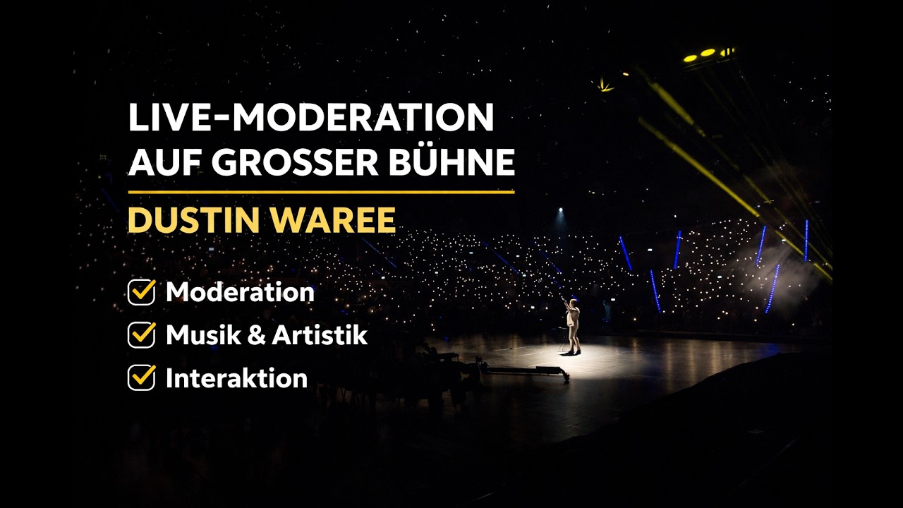 So geht moderne Live-Moderation | Dustin Waree auf der TurnGala