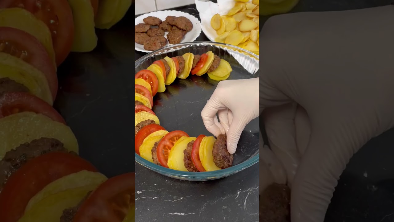 K&ouml;fteli Patates dizme tarifi