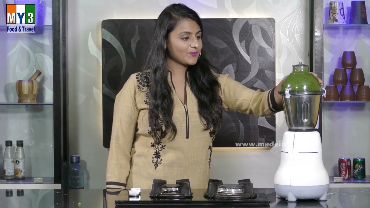Coriander Dip - Dhaniya Chutney recipe in Hindi