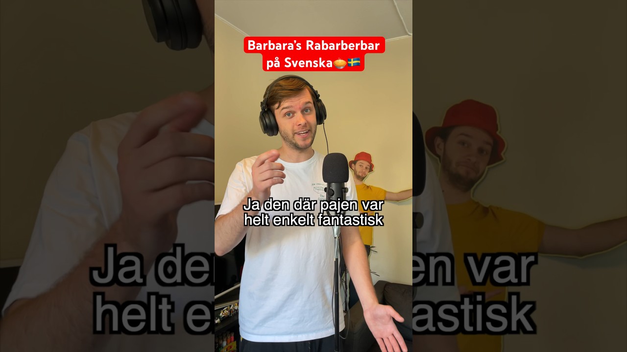 Barbaras Rabarberbar p&aring; Svenska🇸🇪