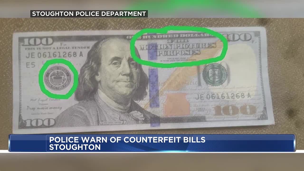 Stoughton police warn of fake money found around town