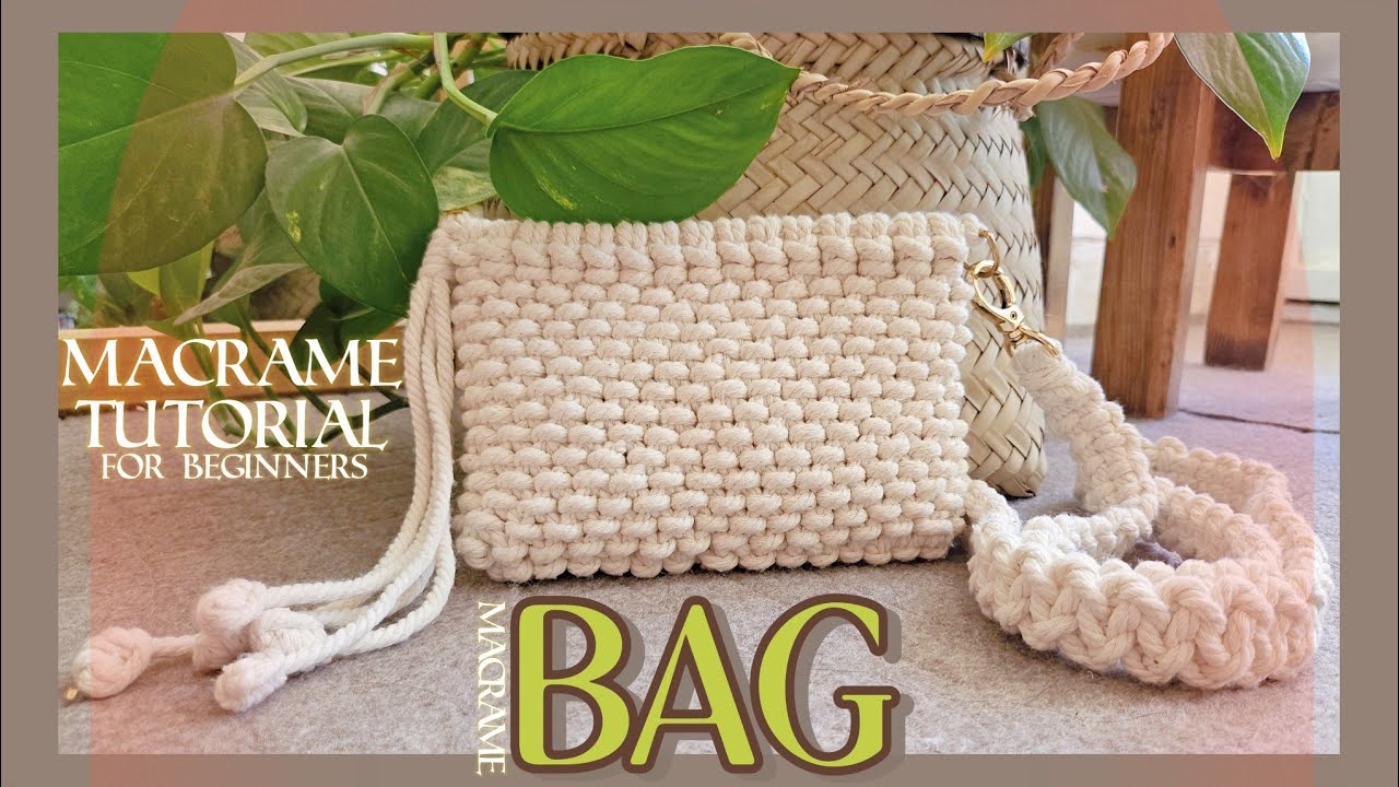 Easy Macrame Bag Tutorial | Handmade Boho Bag for Beginners