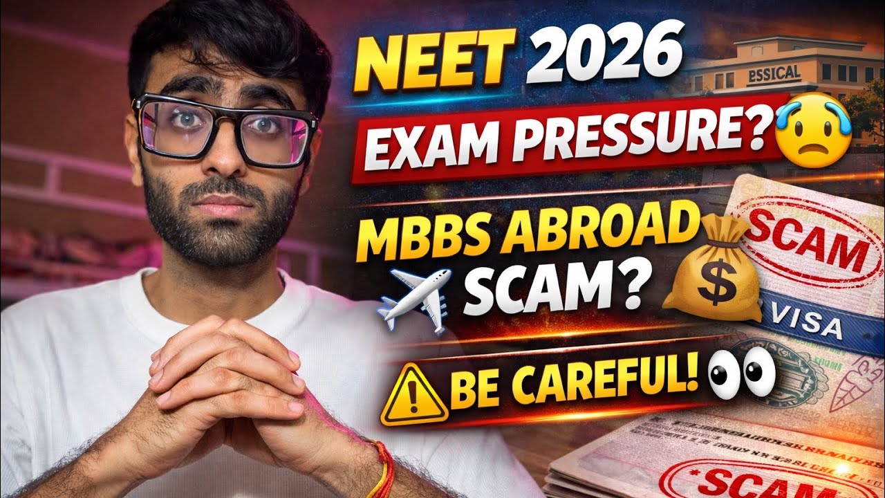 Exam pressure? Don'get fooled by scammers!! #neet2026#mbbsabroad#mbbsabroadadmission #neetmotivation