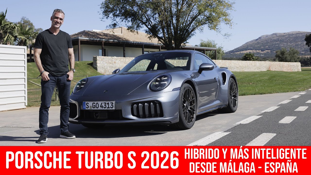 PORSCHE TURBO S 2026, híbrido, más inteligente y poderoso que nunca.