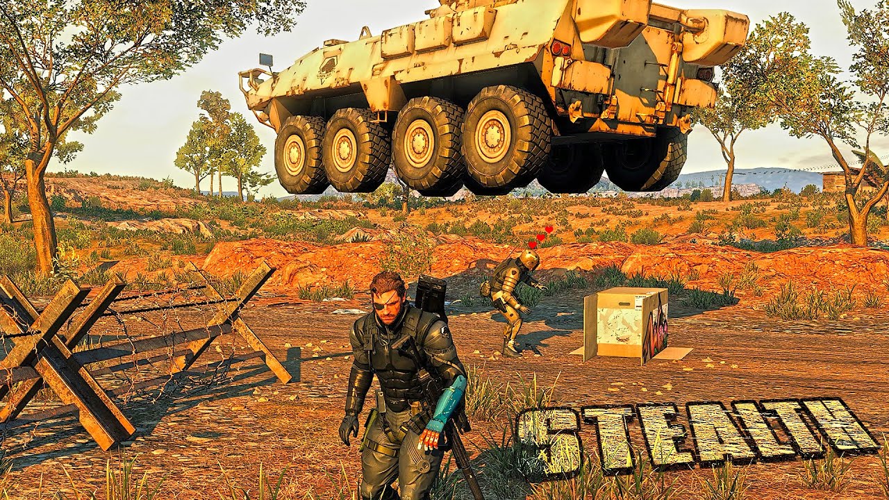 Творческий подход к скрытной игре в MGSV Phantom Pain