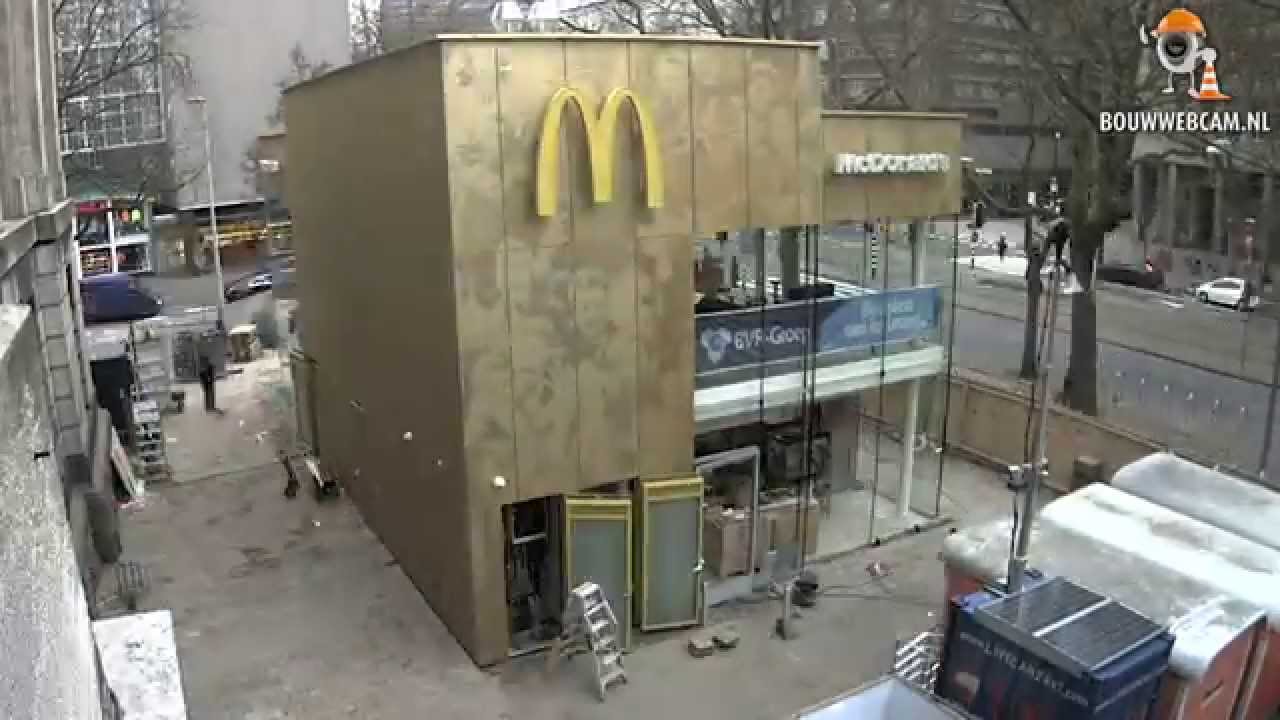 Time lapse McDonald's Coolsingel Rotterdam