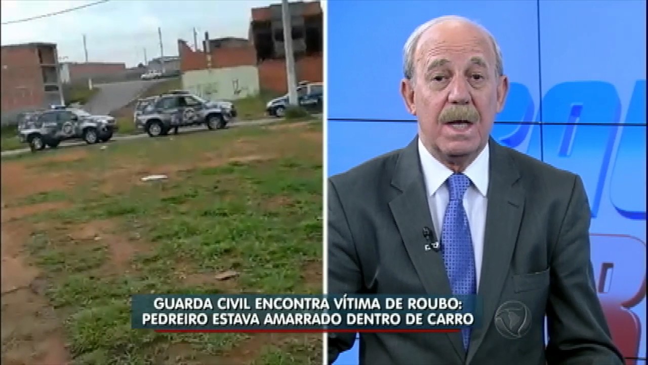 Guarda civil resgata pedreiro vítima de roubo em Barueri (SP)