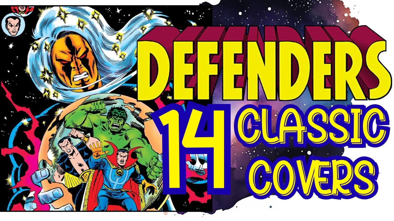 14 forgotten or underrated DEFENDERS covers of the 70s!!