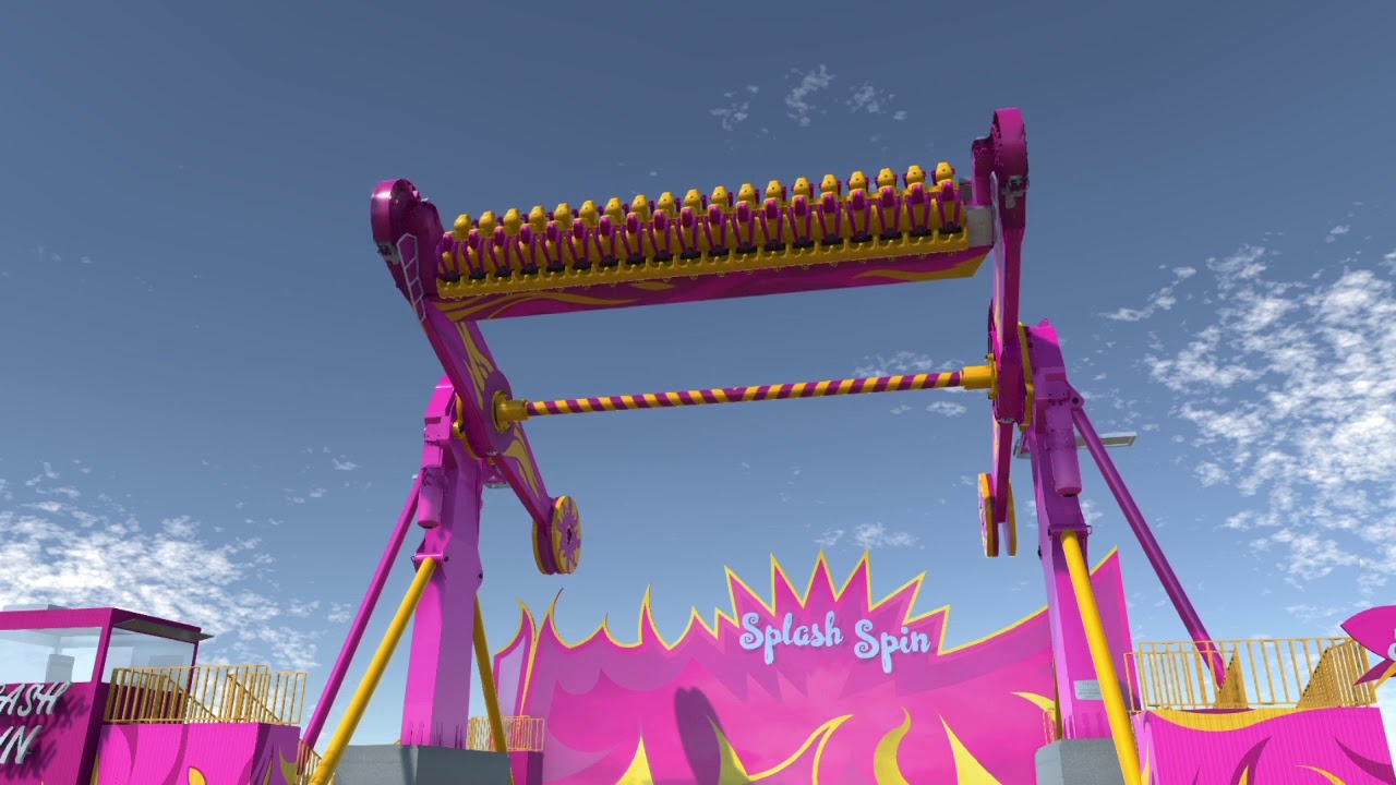 Phantasialand - Talocan Fahrprogramm Simulation