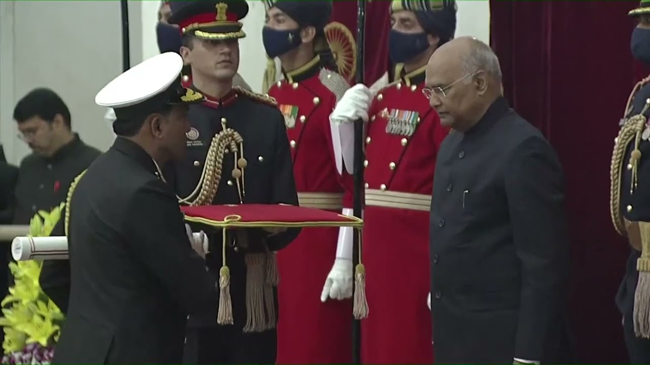 President Kovind presents Param Vishisht Seva Medal to Director General Shri Krishnaswamy Natarajan