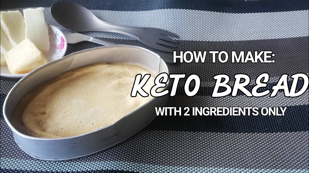 2 Ingredient Keto Bread No Bake No Flour