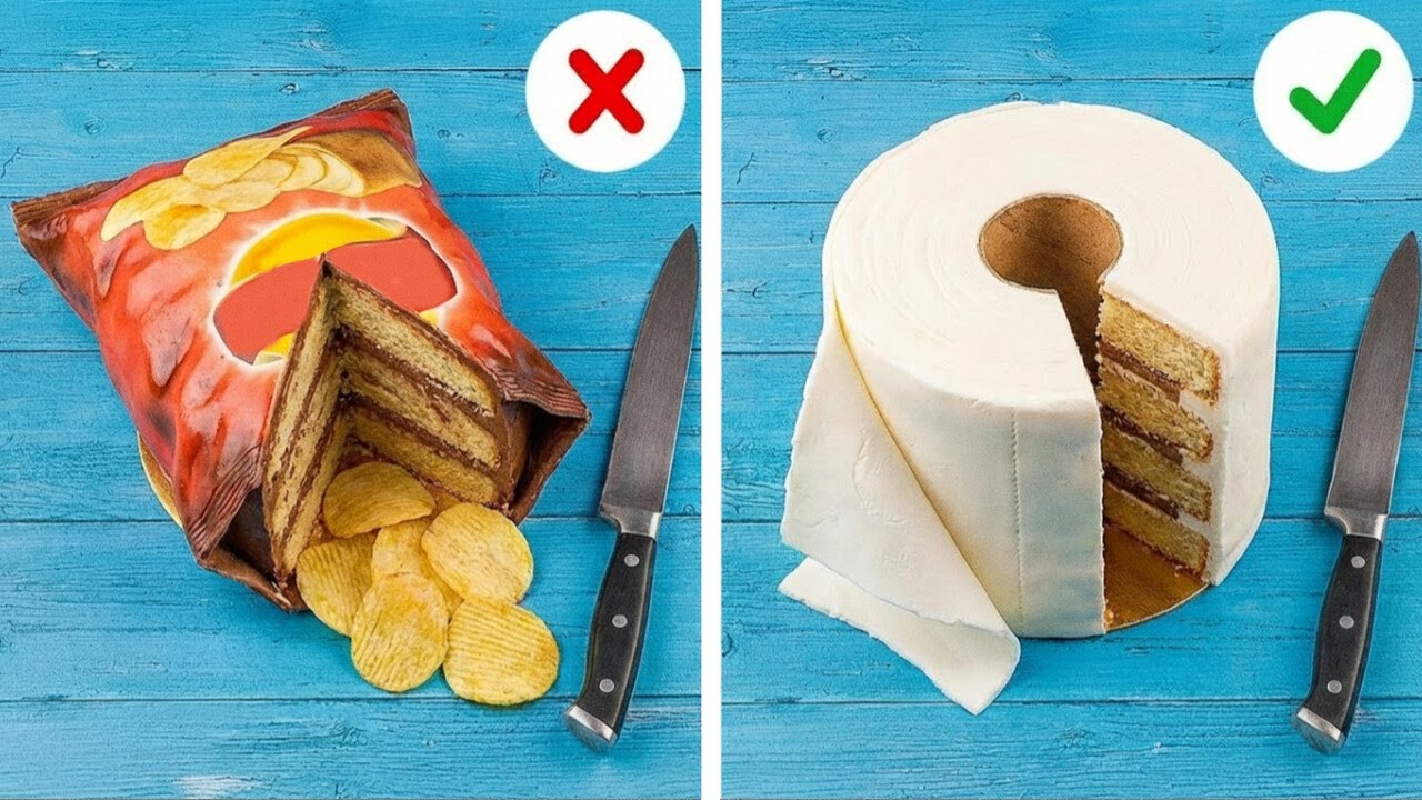 Вы не поверите, что это торты... пока их не разрежут! 🎂😲