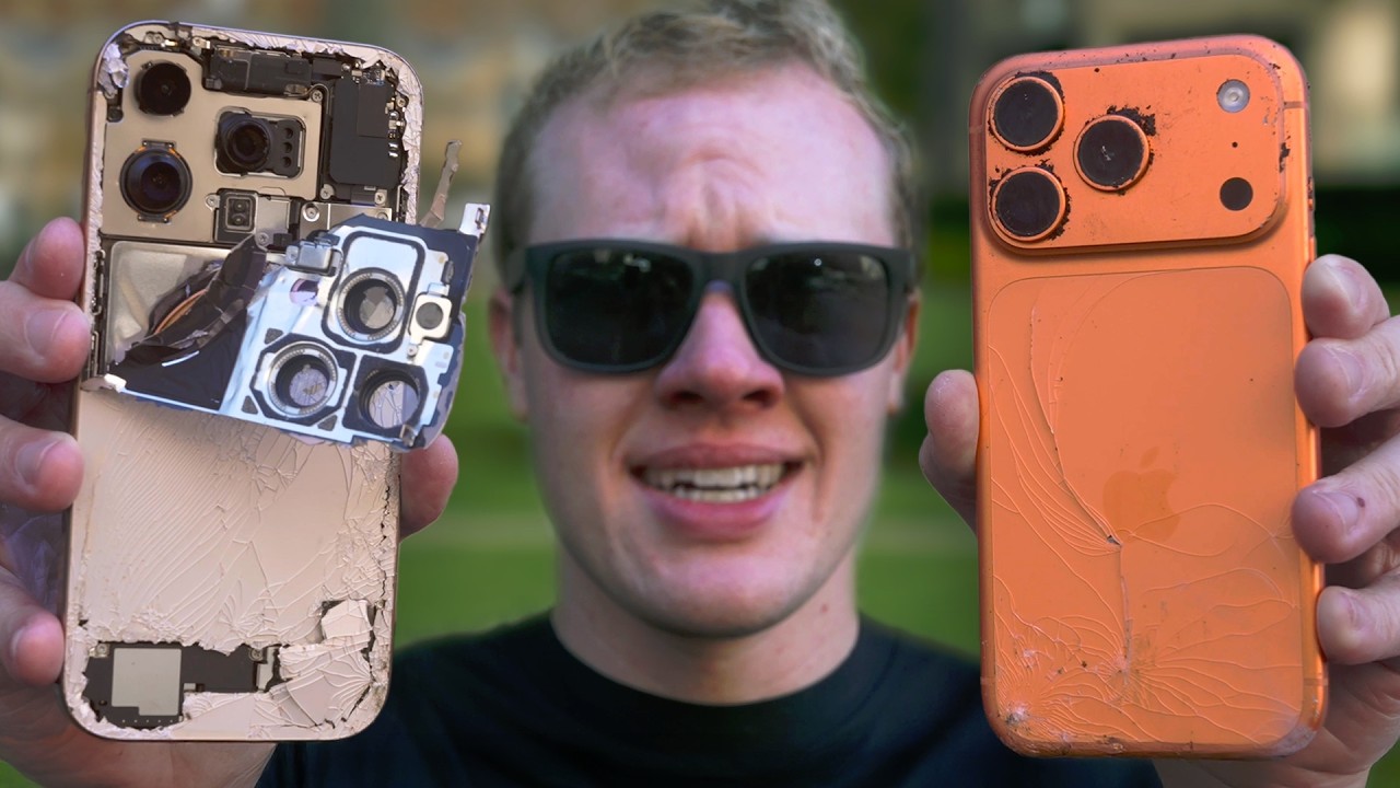 Тест iPhone 17 Pro на падение! Алюминий лучше?