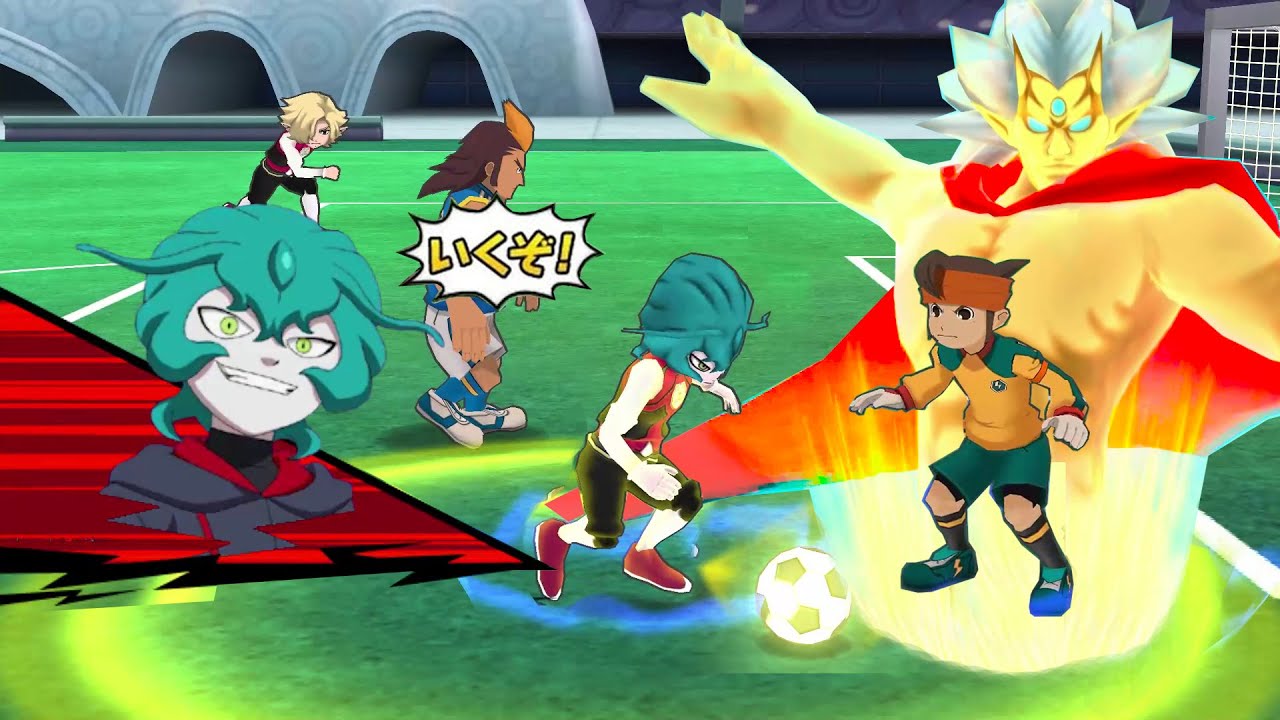 Inazuma Eleven Go Strikers 2013 Galaxy Rivals Vs Inazuma Japan Wii 1080p (Dolphin/Gameplay)