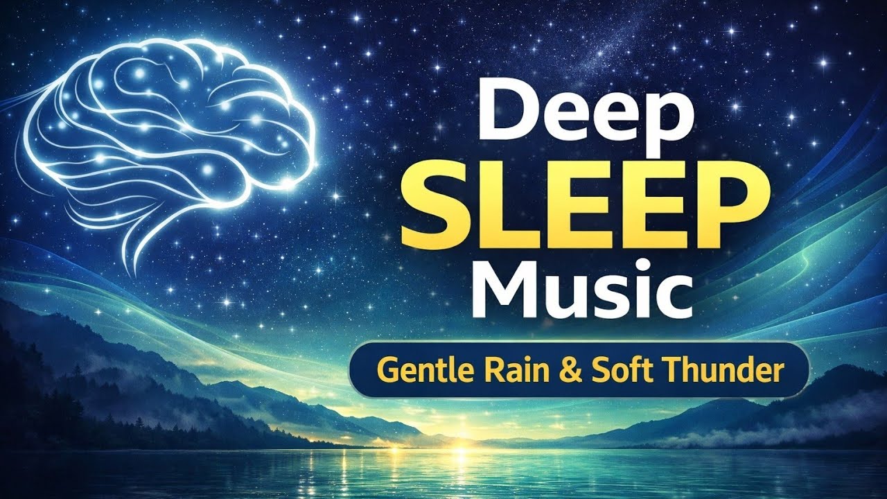 Neural Haven — Deep Sleep & Focus Ambience with Gentle Rain & Soft Thunder | Calm Brain Relaxation