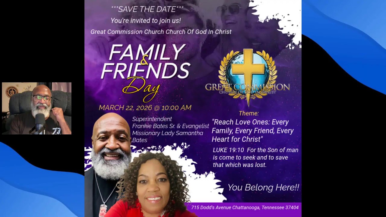 Great Commission Church Midweek Prayer & Pastoral Teaching With Pastor Frankie Bates Sr.