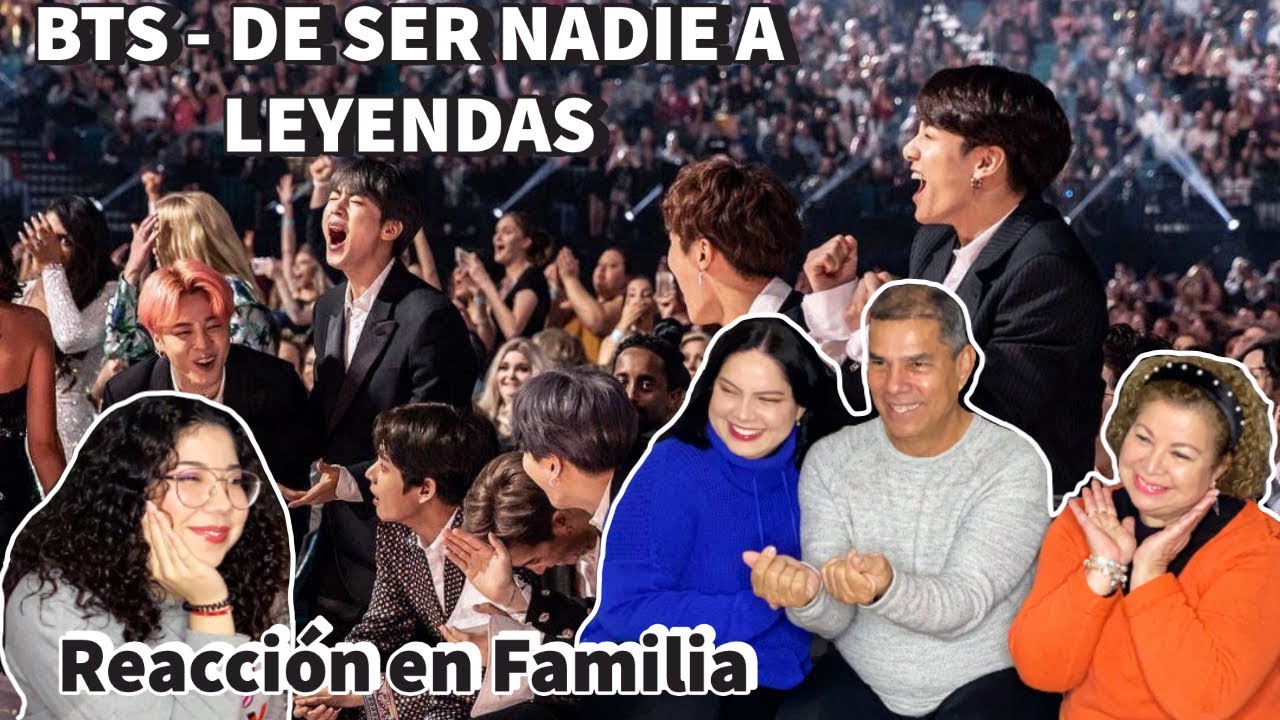 BTS - DE NADIE A LEYENDAS 2019 | Reacción en Familia!! 💜
