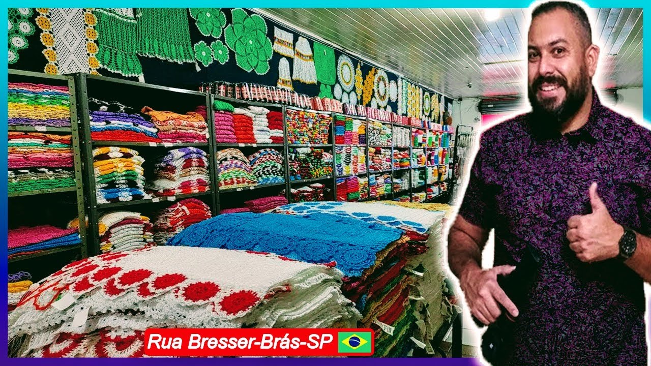 ARTIGOS DE CROCHÊ EM GERAL RUA BRESSER BRÁS - LOJA DE FÁBRICA CROCHÊ GÓES