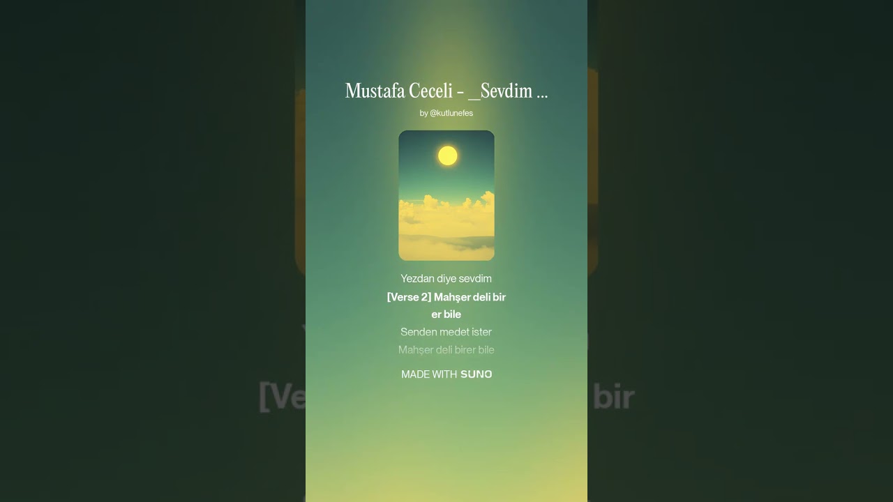 Sevdim Seni Mabuduma  Cover