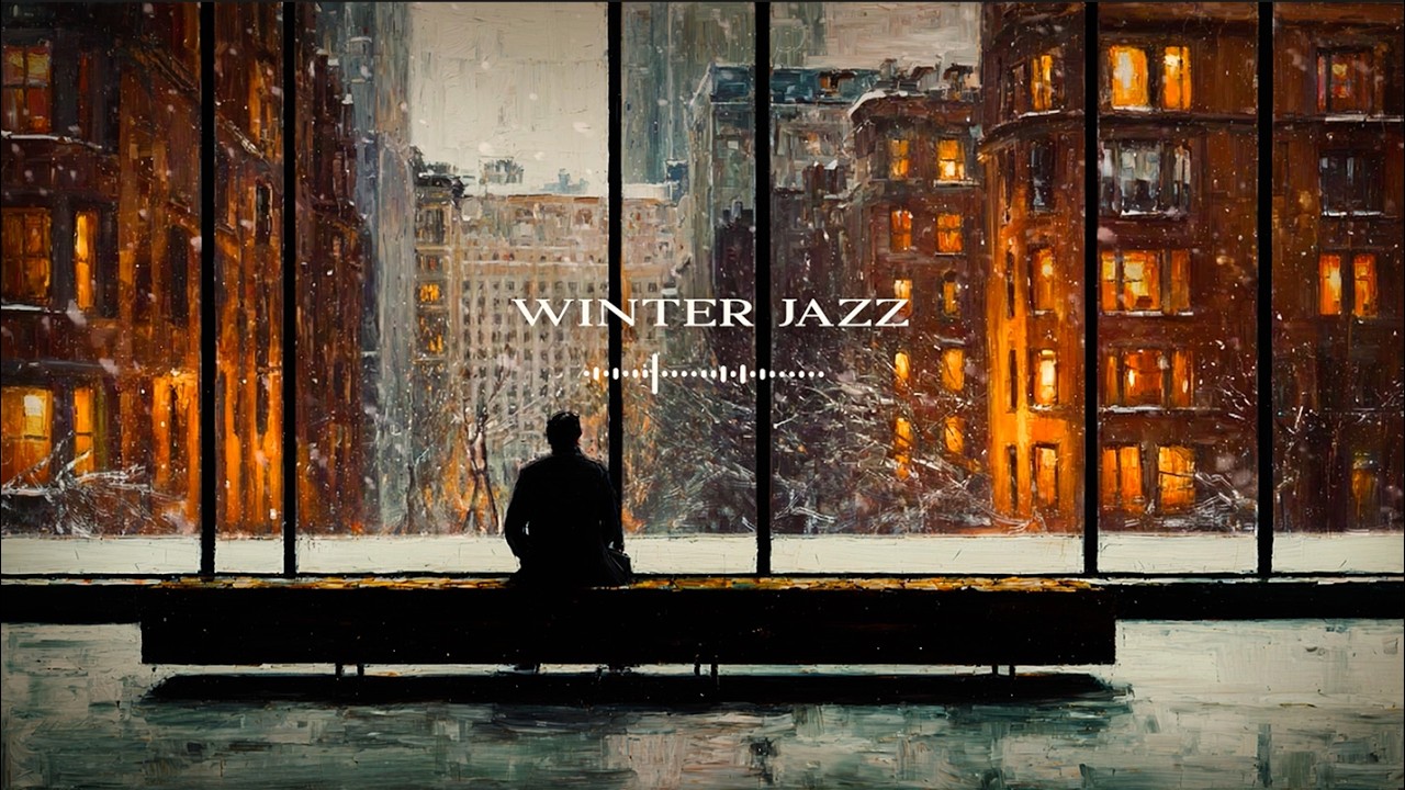 Midnight in New York: Warm Jazz, Soft Snow & Flickering Lights [リラックス・睡眠用]