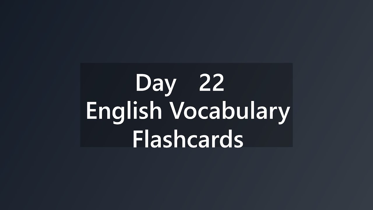 English Vocabulary Review | Daily Word Practice