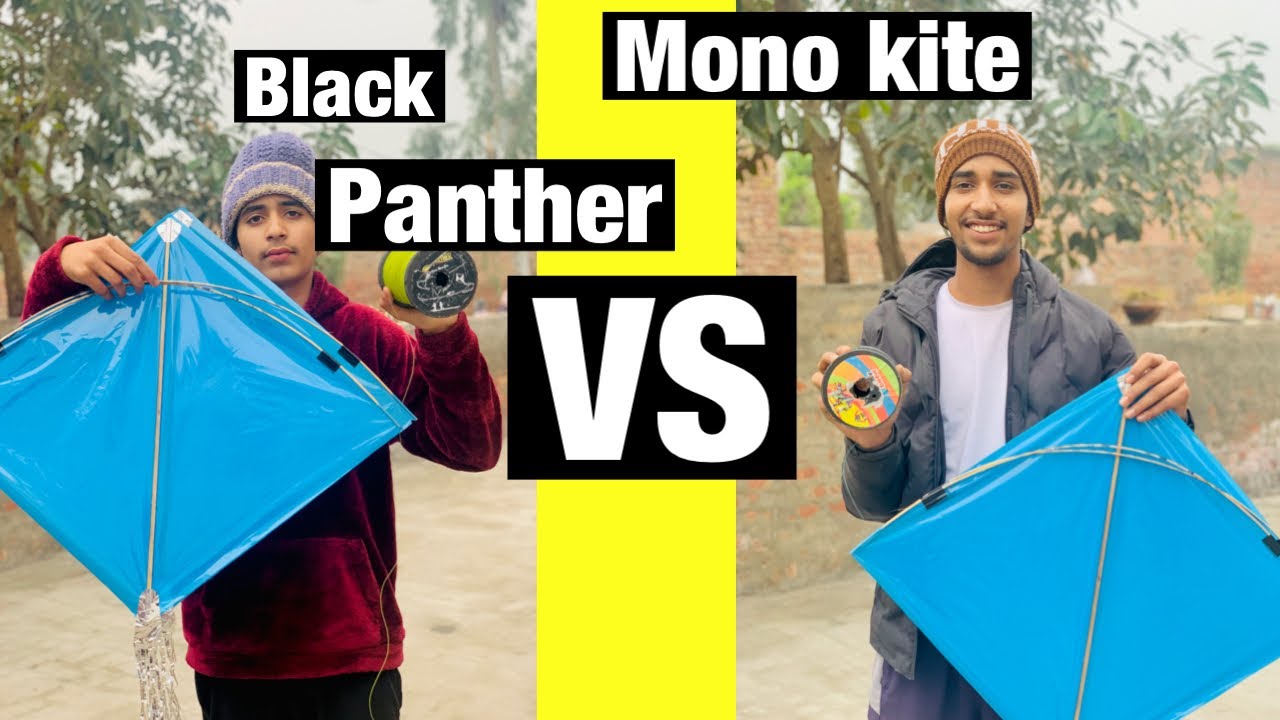 Mono kite VS BLACK PANTHER 💯❤️‍🔥🔥#vlog #kitevlogs #youtube