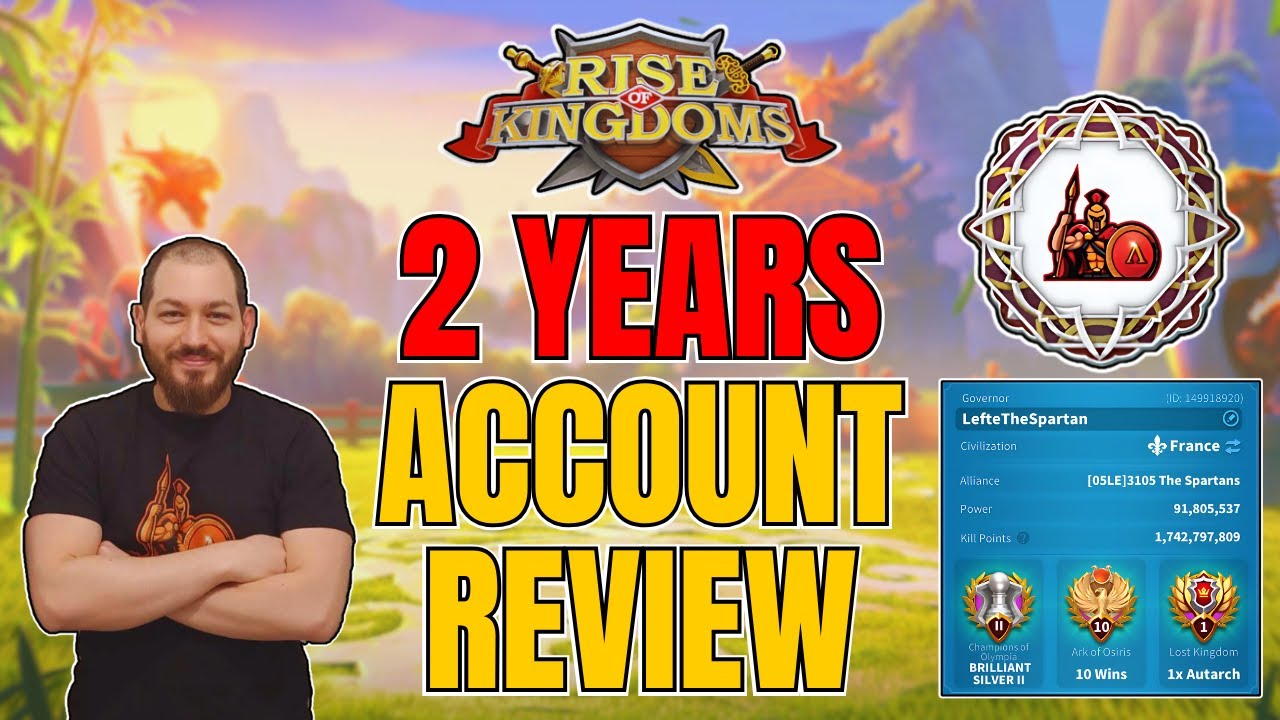 2 Years Account Review &ndash; Rise of Kingdoms [Low Spender]