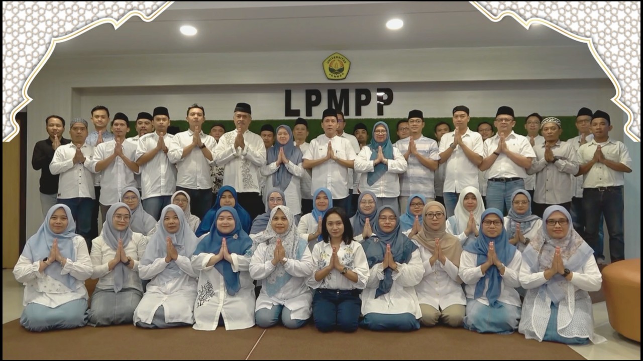 Ucapan Selamat Hari Raya Idul Fitri 1 Syawal 1447 Hijriah - Keluarga Besar LPMPP Universitas Jember