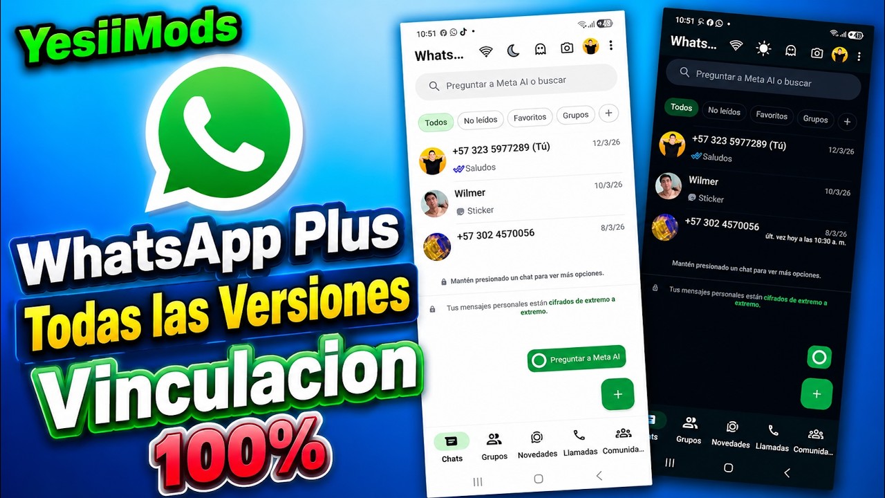 WhatsApp Plus📱YA FUNCIONA‼️Vinculaci&oacute;n al 100%✨ WhatsApp Plus &uacute;ltima versi&oacute;n 2026 ✅