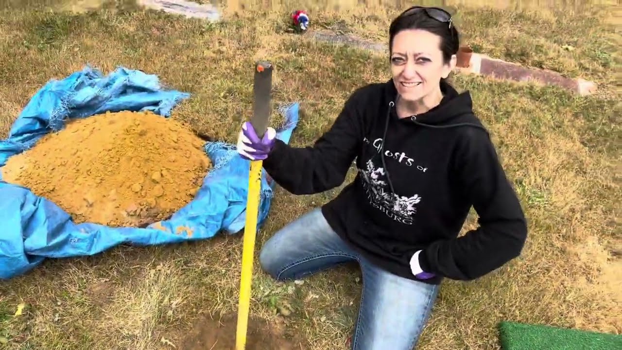Digging a Grave for an Urn Burial
