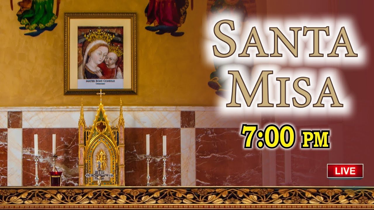 MISA EN VIVO HOY LUNES 02-MARZO-26. TODOS LOS DIAS A LAS 7:00 PM