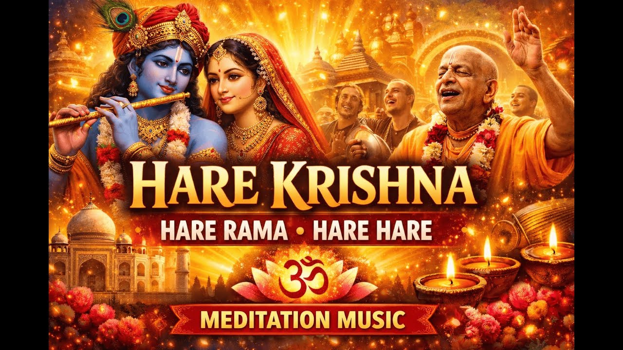 Hare Krishna Hare Rama | Powerful Mantra Meditation Music for Peace, Healing & Relaxation