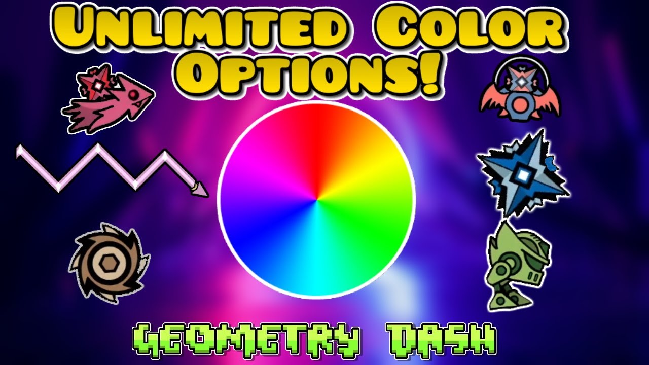 UNLIMITED Custom Colors for GEOMETRY DASH (Icons)