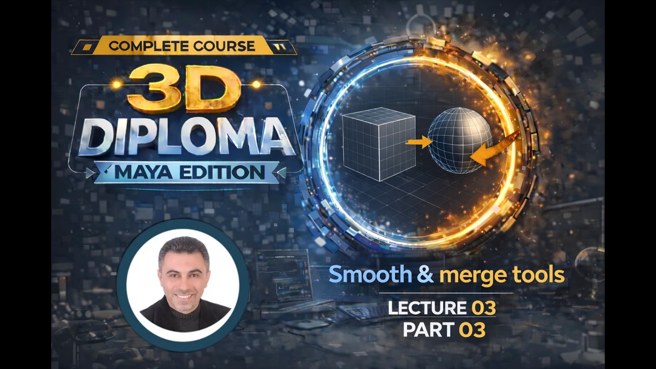 Lecture 03 part 03 | Smooth and Merge Tools