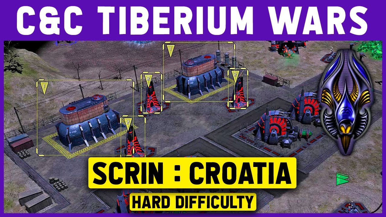 C&C 3 Tiberium Wars - Scrin Mission 3 - Croatia [Hard / Patch 1.09] 1080p