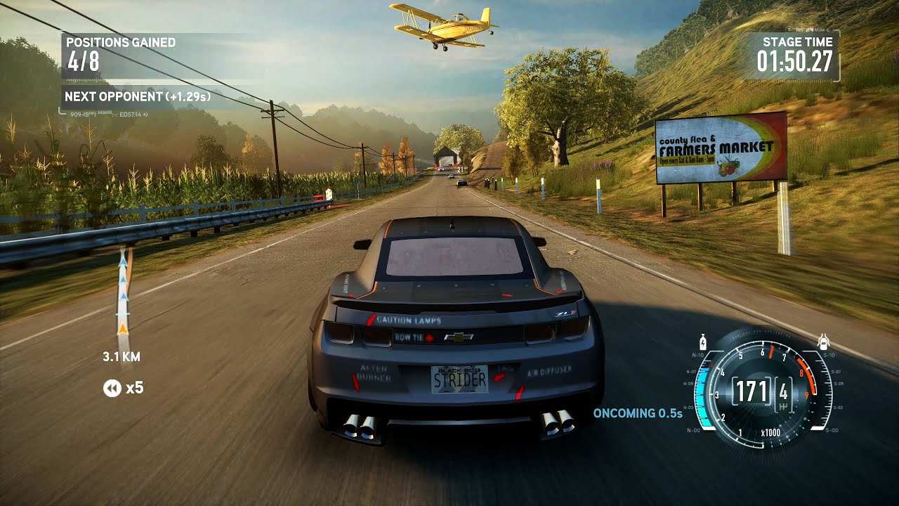 Need for Speed: The Run - Chevrolet Camaro ZL1 (SE - Strider) 2013  - Gameplay (PC UHD) [4K60FPS]