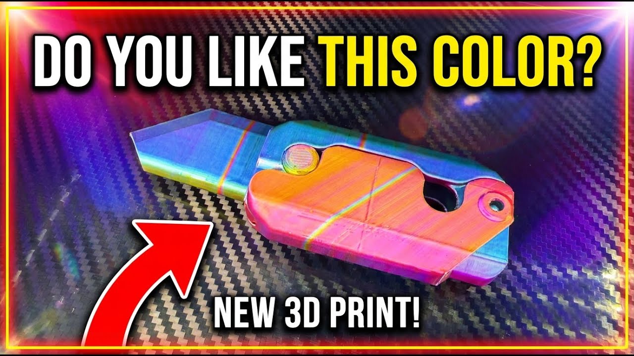 TikTok Knife 3D Chameleon.