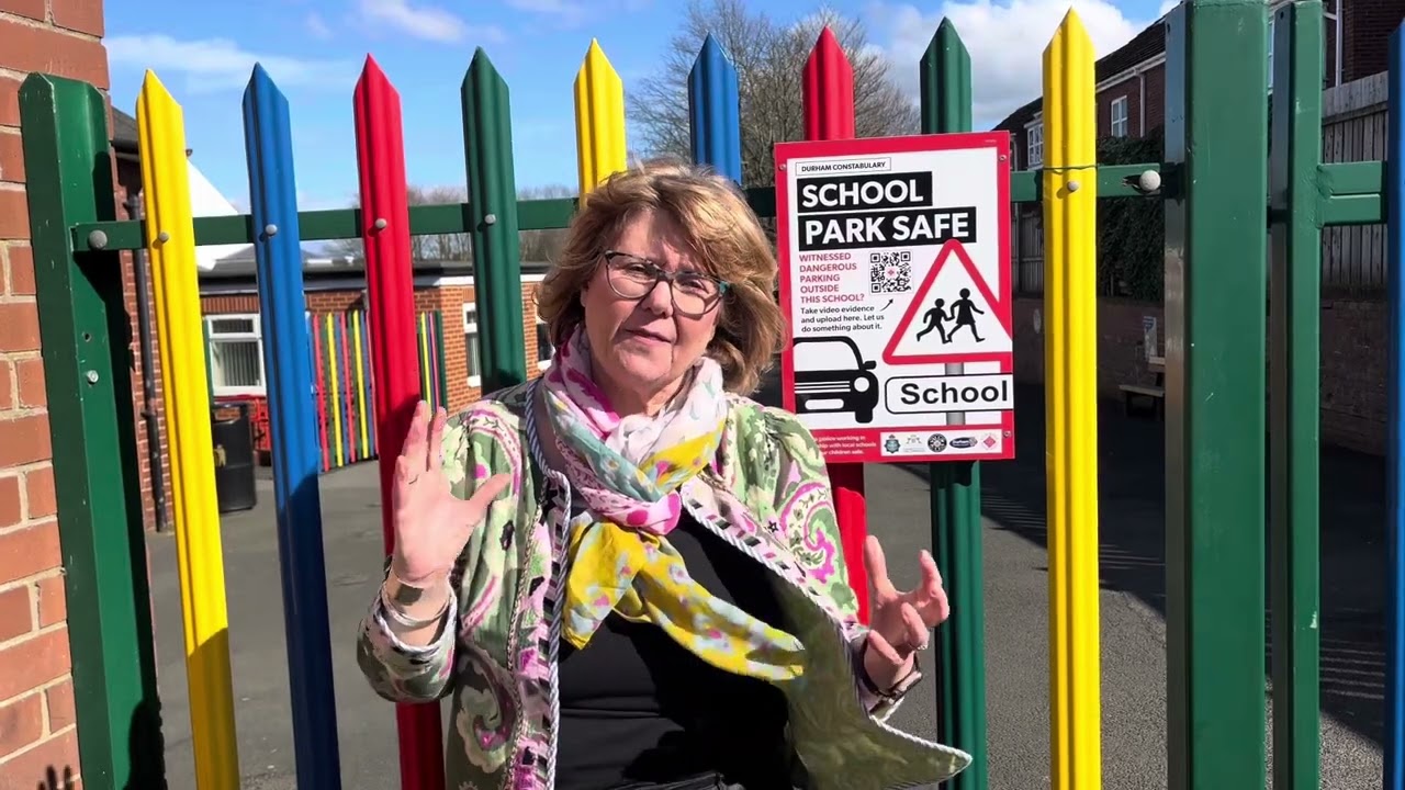 ParkSafe launch at Red Rose Primary school, Chester le Street