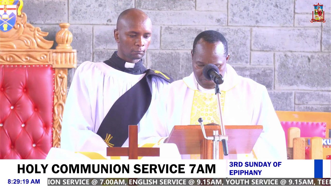 HOLY COMMUNION SERVICE 7.00AM - 25TH JANUARY, 2026