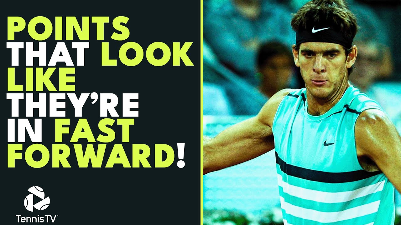 Tennis Points That Look Like They're In Fast Forward ⏩