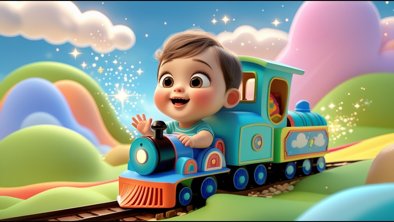 The Friendly Talking Train 🚂💬 | Learn Letters & Numbers for Kids | Fun Preschool Learning